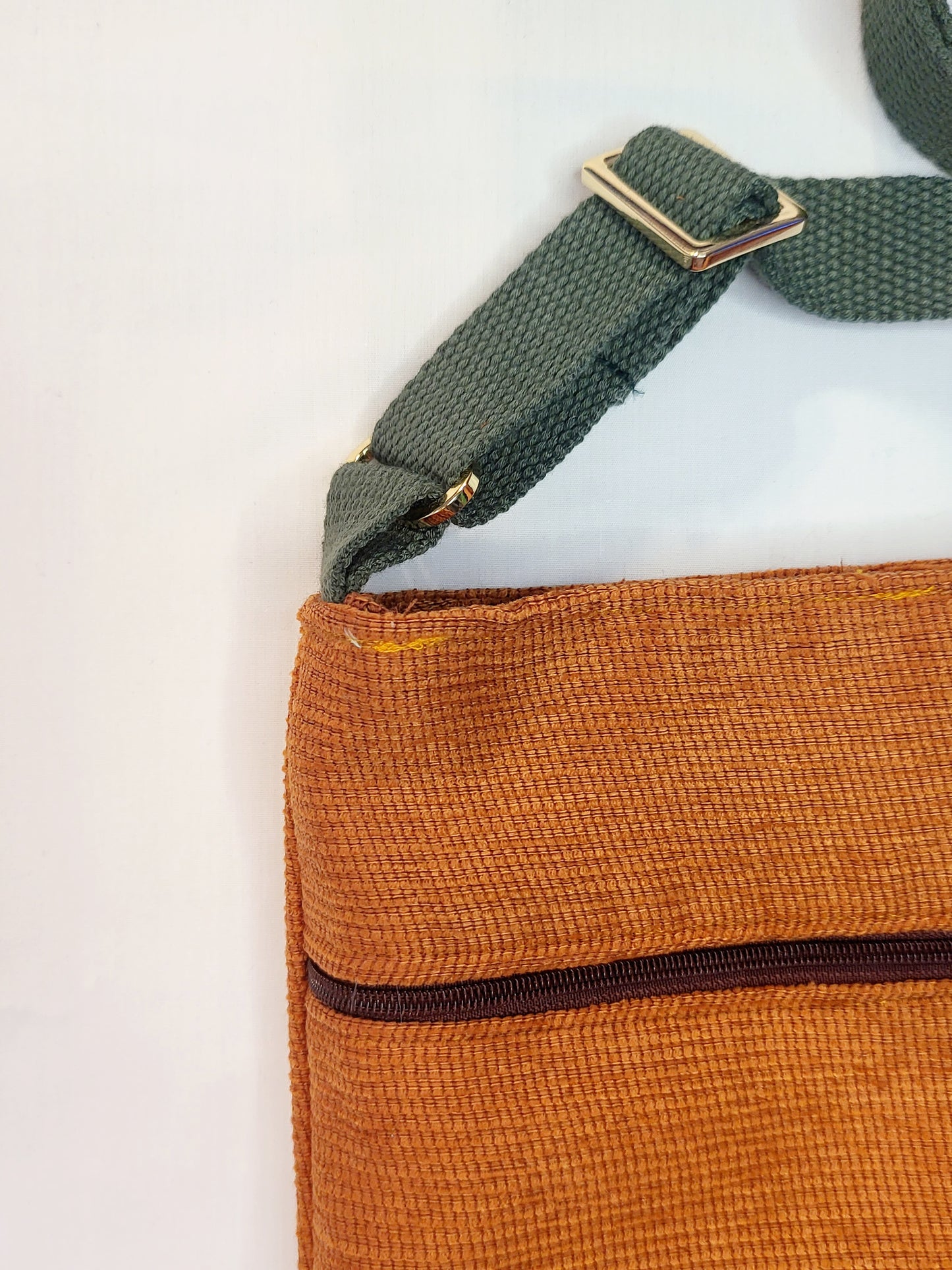 Crossbody Bag- Orange and Tigers