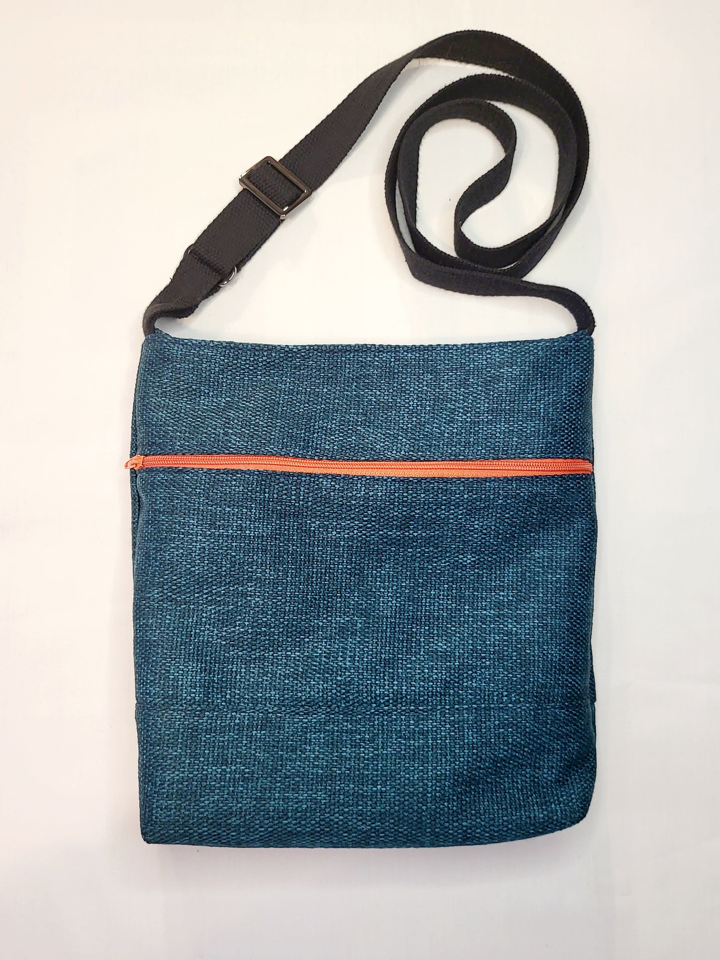 Crossbody Bag- Teal and Tigers